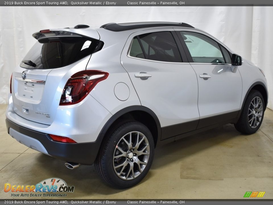 2019 Buick Encore Sport Touring AWD Quicksilver Metallic / Ebony Photo #2