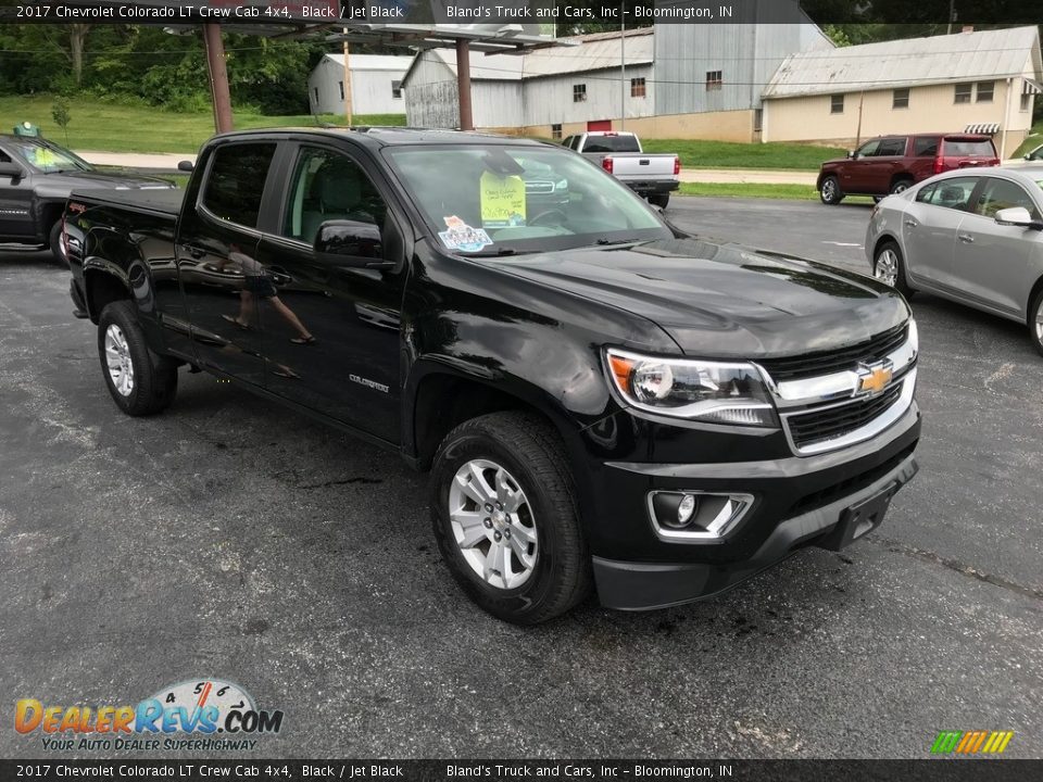 2017 Chevrolet Colorado LT Crew Cab 4x4 Black / Jet Black Photo #4