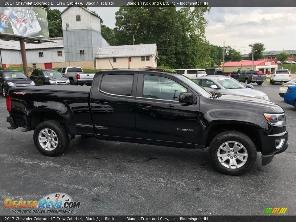 2017 Chevrolet Colorado LT Crew Cab 4x4 Black / Jet Black Photo #5