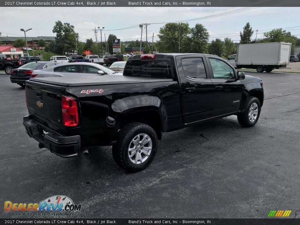 2017 Chevrolet Colorado LT Crew Cab 4x4 Black / Jet Black Photo #6
