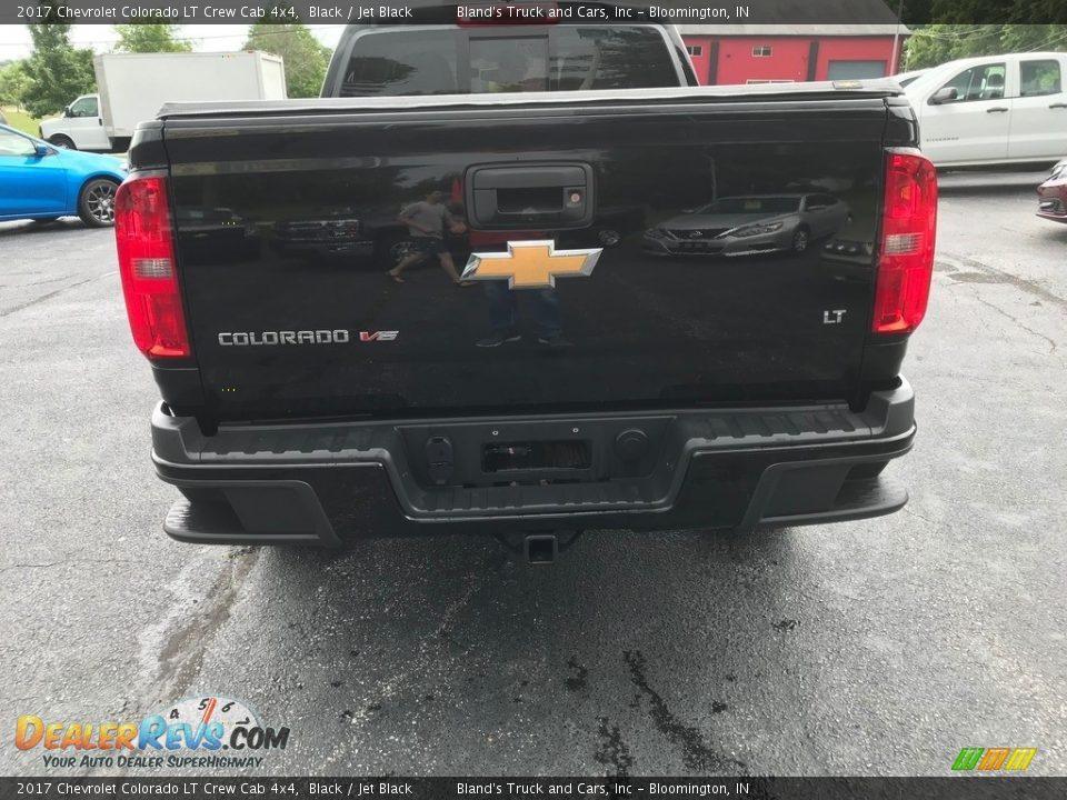 2017 Chevrolet Colorado LT Crew Cab 4x4 Black / Jet Black Photo #7