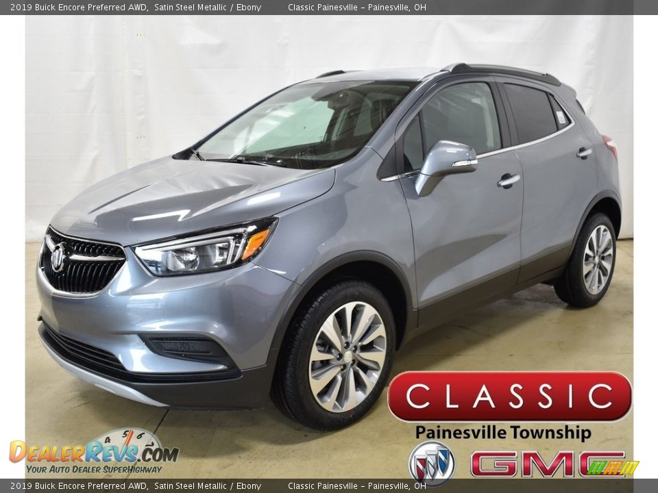 2019 Buick Encore Preferred AWD Satin Steel Metallic / Ebony Photo #1