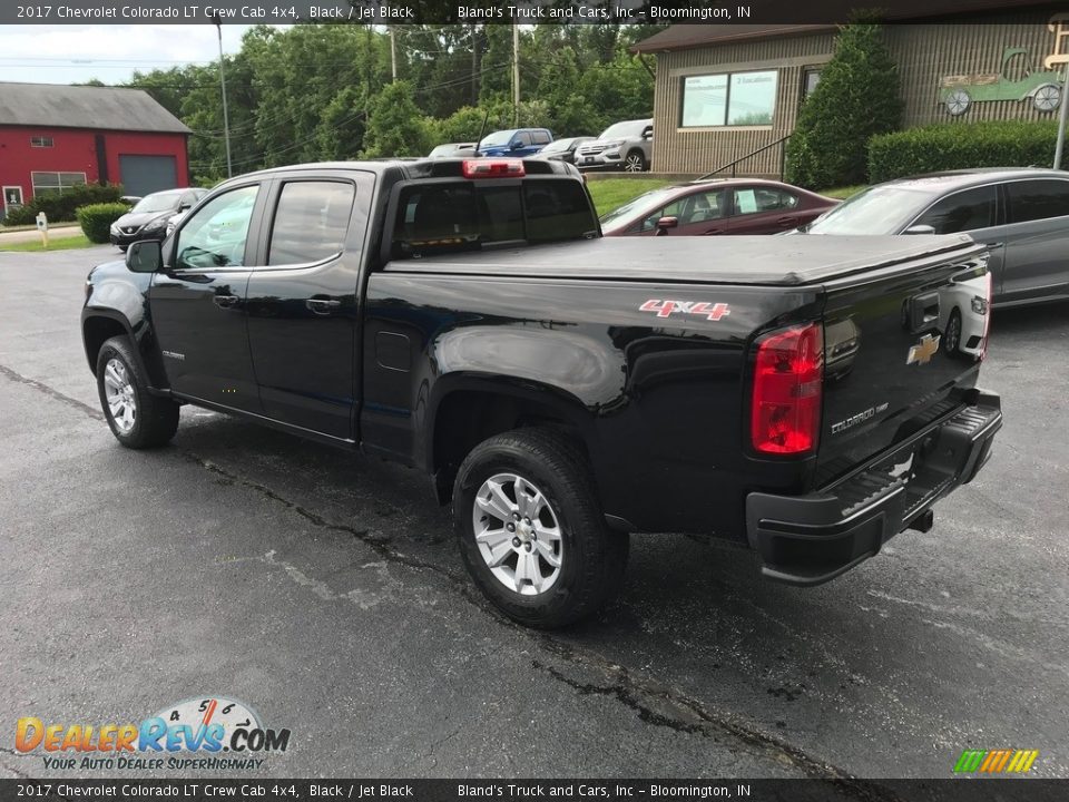 2017 Chevrolet Colorado LT Crew Cab 4x4 Black / Jet Black Photo #10
