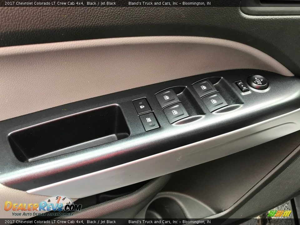 2017 Chevrolet Colorado LT Crew Cab 4x4 Black / Jet Black Photo #11