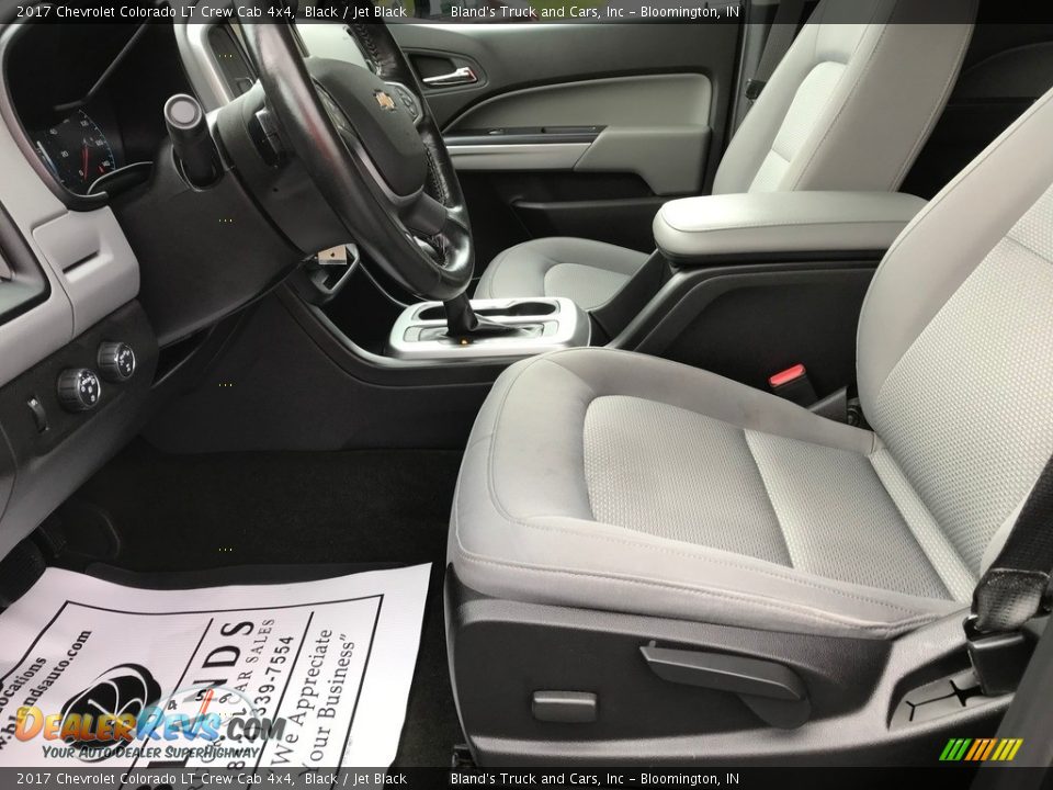 2017 Chevrolet Colorado LT Crew Cab 4x4 Black / Jet Black Photo #13