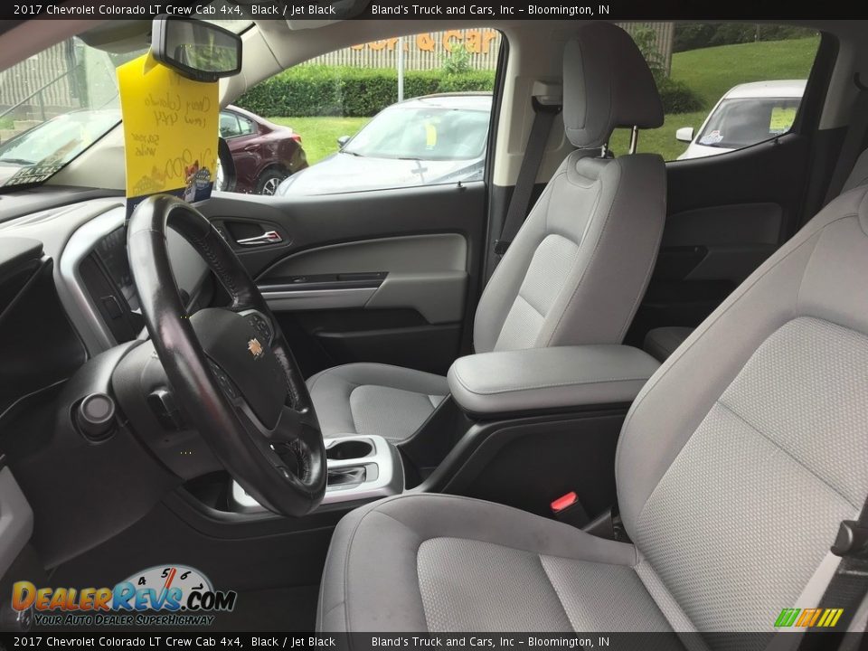 2017 Chevrolet Colorado LT Crew Cab 4x4 Black / Jet Black Photo #14