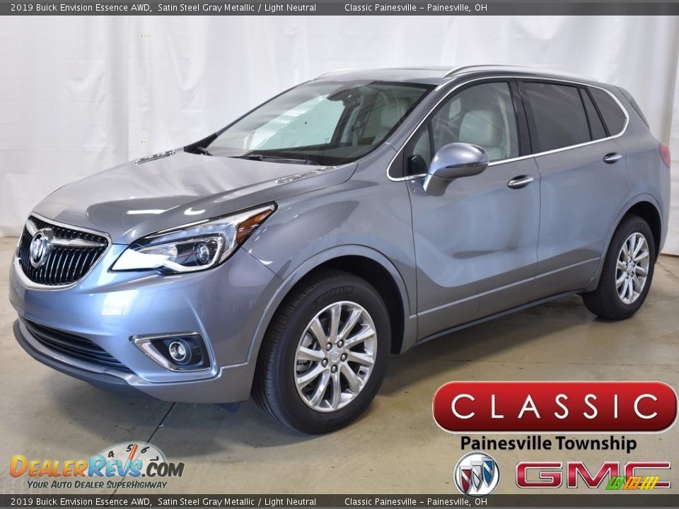 2019 Buick Envision Essence AWD Satin Steel Gray Metallic / Light Neutral Photo #1