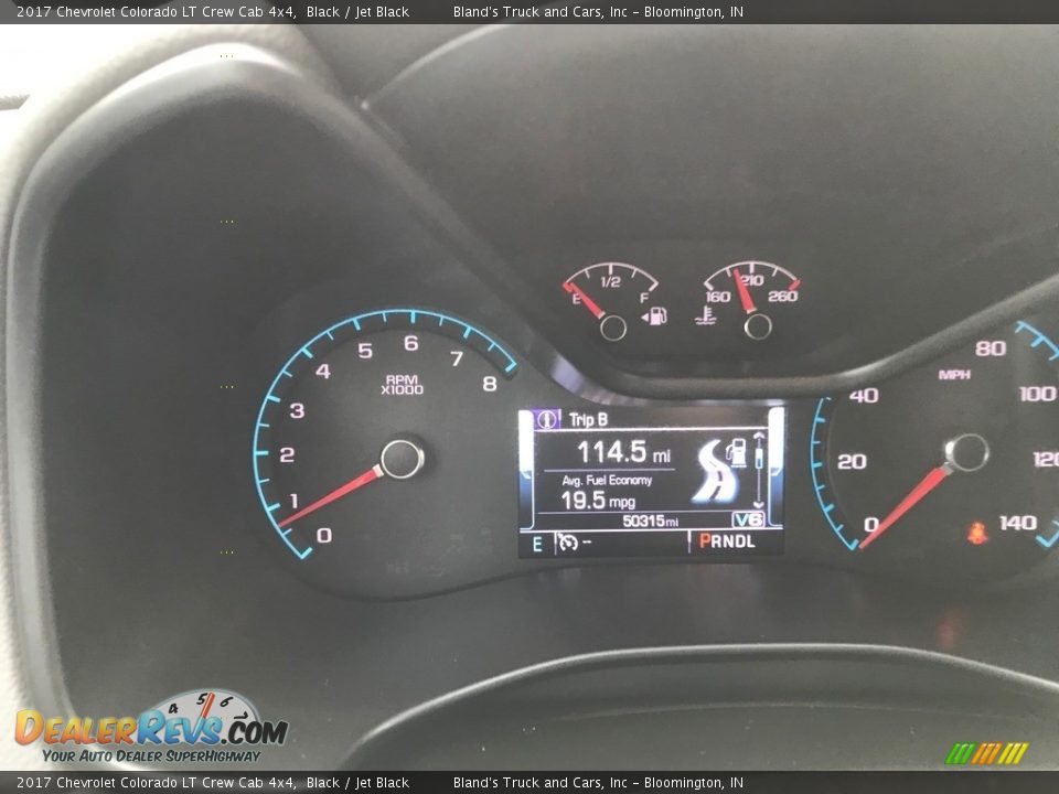 2017 Chevrolet Colorado LT Crew Cab 4x4 Black / Jet Black Photo #16