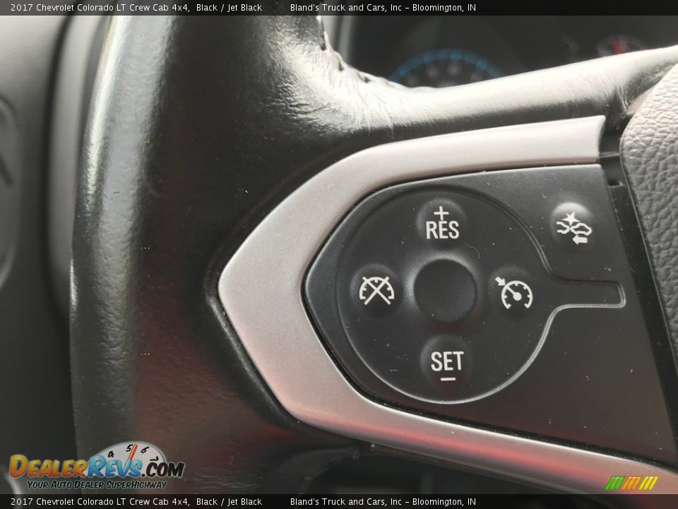 2017 Chevrolet Colorado LT Crew Cab 4x4 Black / Jet Black Photo #17