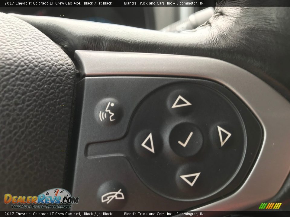 2017 Chevrolet Colorado LT Crew Cab 4x4 Black / Jet Black Photo #18