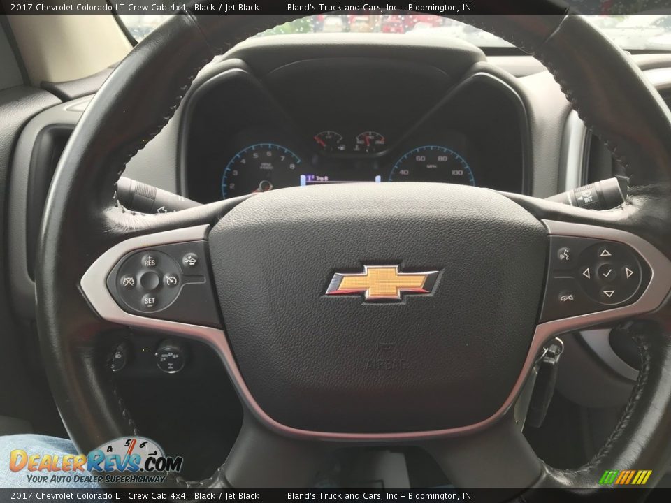2017 Chevrolet Colorado LT Crew Cab 4x4 Black / Jet Black Photo #19