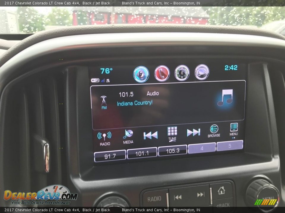 2017 Chevrolet Colorado LT Crew Cab 4x4 Black / Jet Black Photo #20