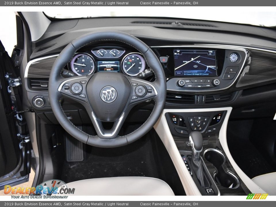 2019 Buick Envision Essence AWD Satin Steel Gray Metallic / Light Neutral Photo #8