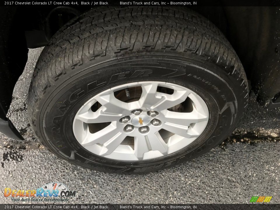 2017 Chevrolet Colorado LT Crew Cab 4x4 Black / Jet Black Photo #28