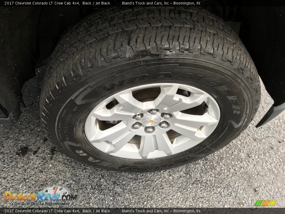 2017 Chevrolet Colorado LT Crew Cab 4x4 Black / Jet Black Photo #29