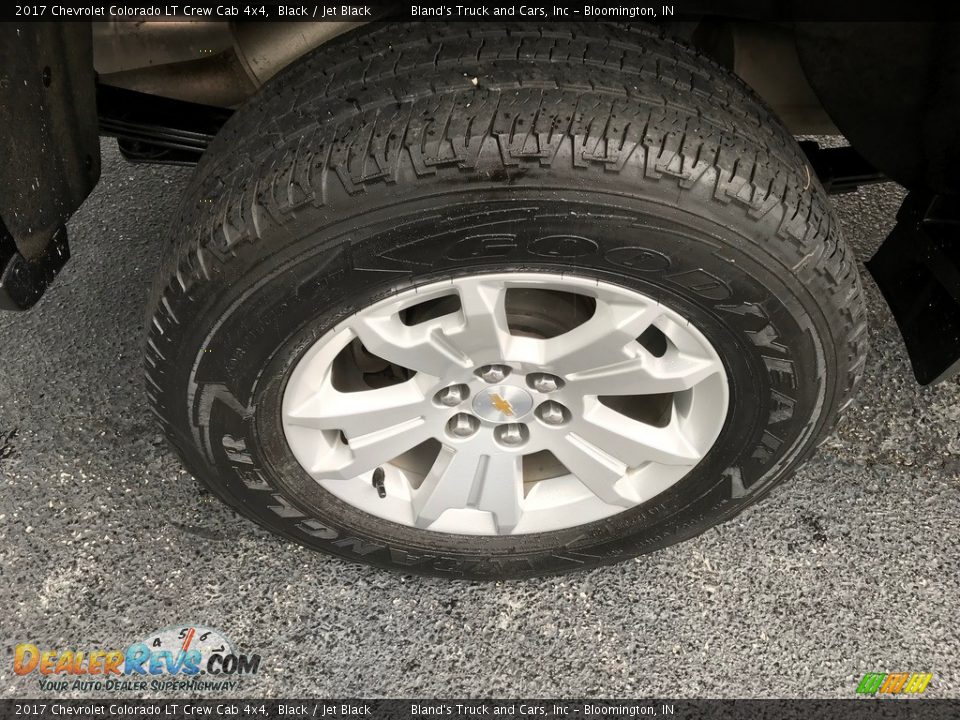 2017 Chevrolet Colorado LT Crew Cab 4x4 Black / Jet Black Photo #30