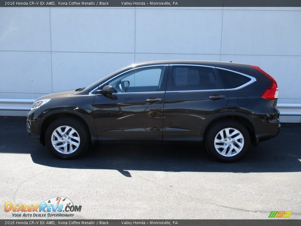 2016 Honda CR-V EX AWD Kona Coffee Metallic / Black Photo #2