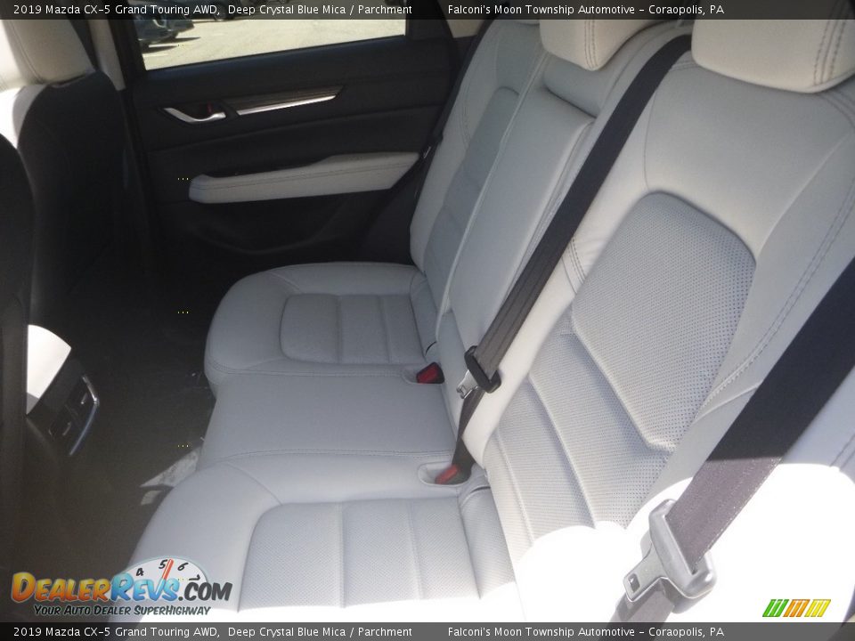 2019 Mazda CX-5 Grand Touring AWD Deep Crystal Blue Mica / Parchment Photo #8