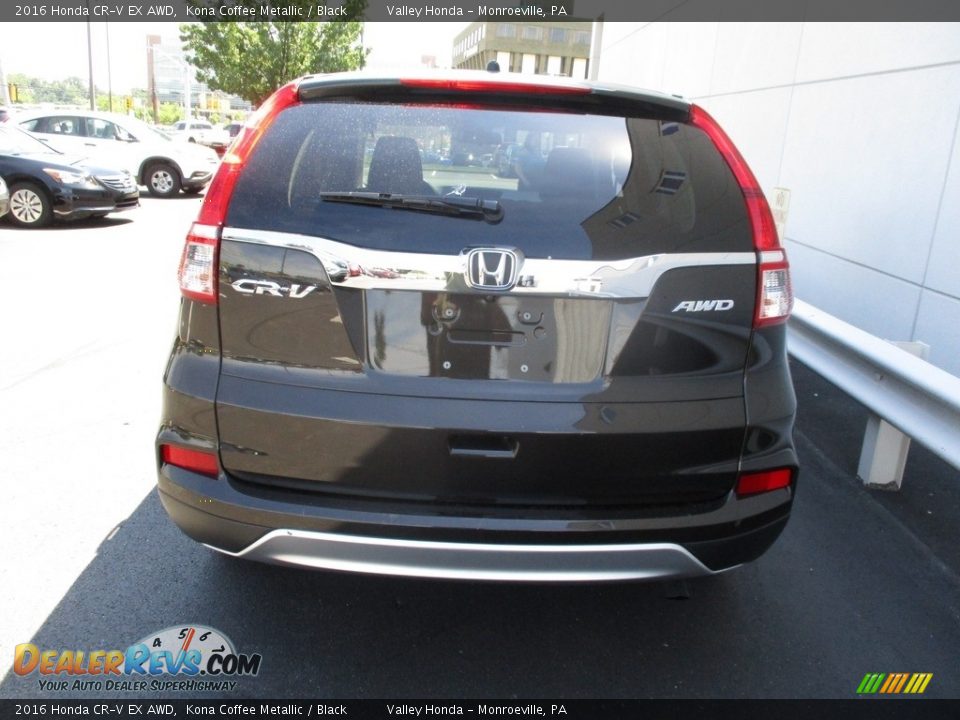 2016 Honda CR-V EX AWD Kona Coffee Metallic / Black Photo #4