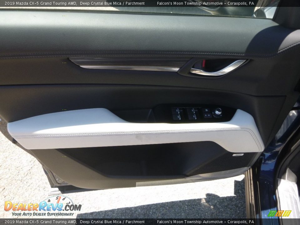2019 Mazda CX-5 Grand Touring AWD Deep Crystal Blue Mica / Parchment Photo #10