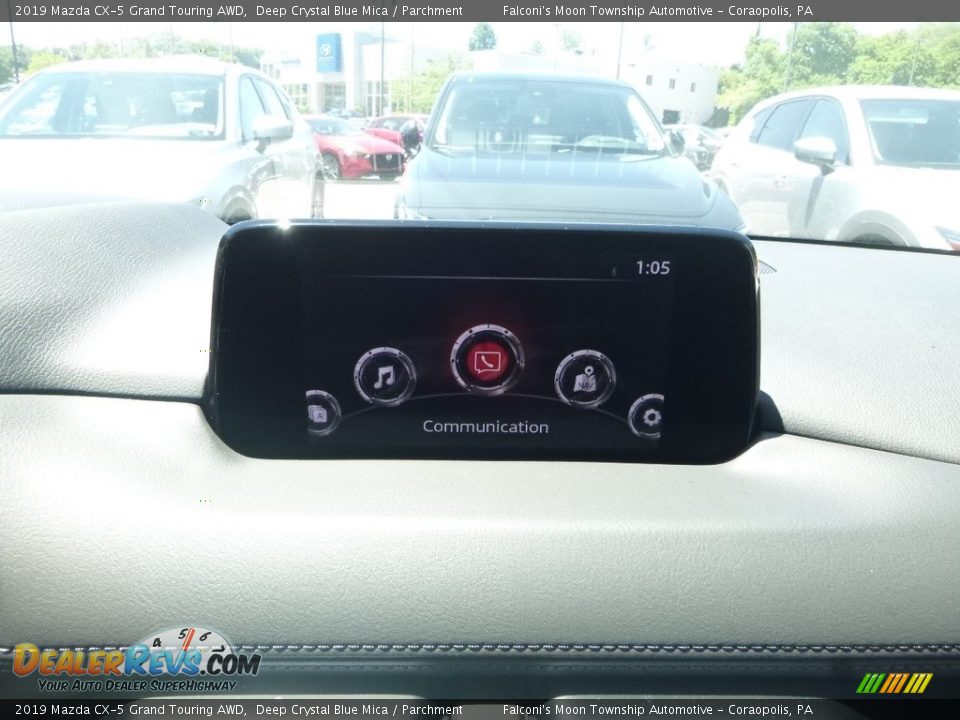 2019 Mazda CX-5 Grand Touring AWD Deep Crystal Blue Mica / Parchment Photo #14