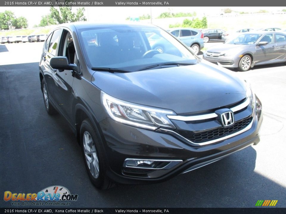 2016 Honda CR-V EX AWD Kona Coffee Metallic / Black Photo #7