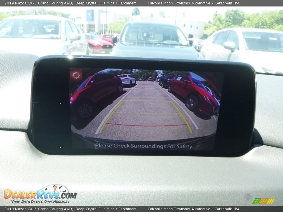 2019 Mazda CX-5 Grand Touring AWD Deep Crystal Blue Mica / Parchment Photo #15