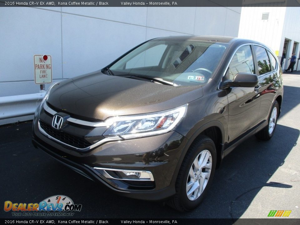 2016 Honda CR-V EX AWD Kona Coffee Metallic / Black Photo #9