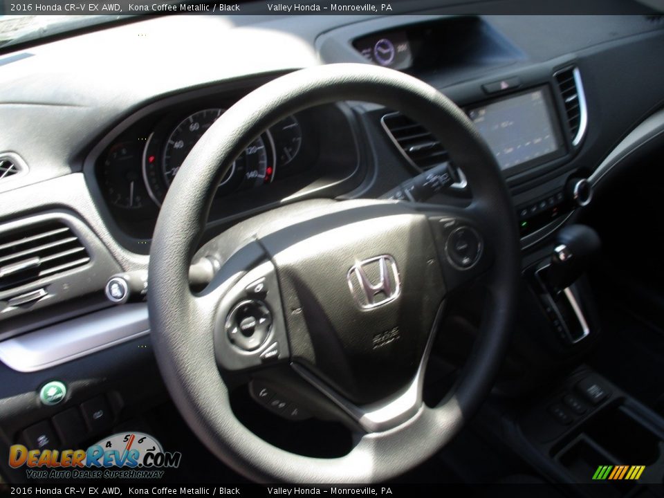 2016 Honda CR-V EX AWD Kona Coffee Metallic / Black Photo #14