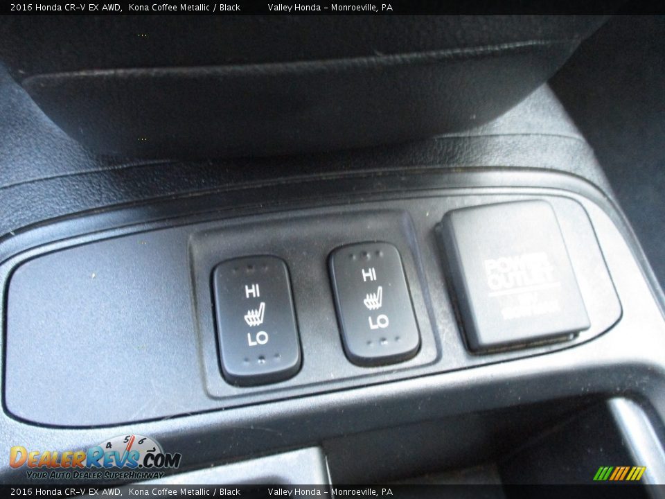 2016 Honda CR-V EX AWD Kona Coffee Metallic / Black Photo #17