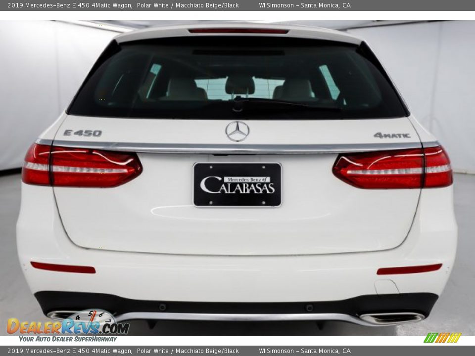 2019 Mercedes-Benz E 450 4Matic Wagon Polar White / Macchiato Beige/Black Photo #4