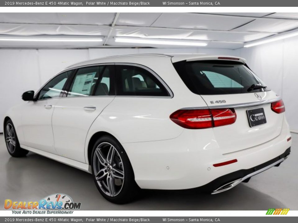 2019 Mercedes-Benz E 450 4Matic Wagon Polar White / Macchiato Beige/Black Photo #5