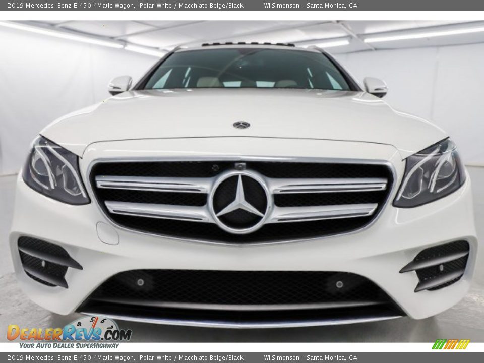 2019 Mercedes-Benz E 450 4Matic Wagon Polar White / Macchiato Beige/Black Photo #7