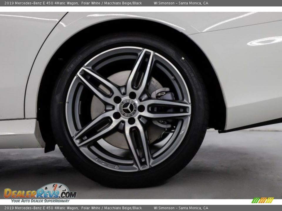 2019 Mercedes-Benz E 450 4Matic Wagon Polar White / Macchiato Beige/Black Photo #8