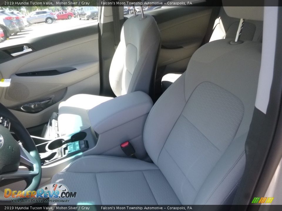 2019 Hyundai Tucson Value Molten Silver / Gray Photo #11
