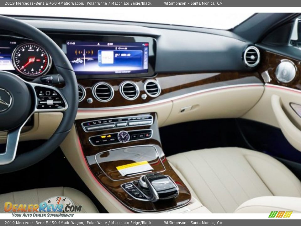 2019 Mercedes-Benz E 450 4Matic Wagon Polar White / Macchiato Beige/Black Photo #13