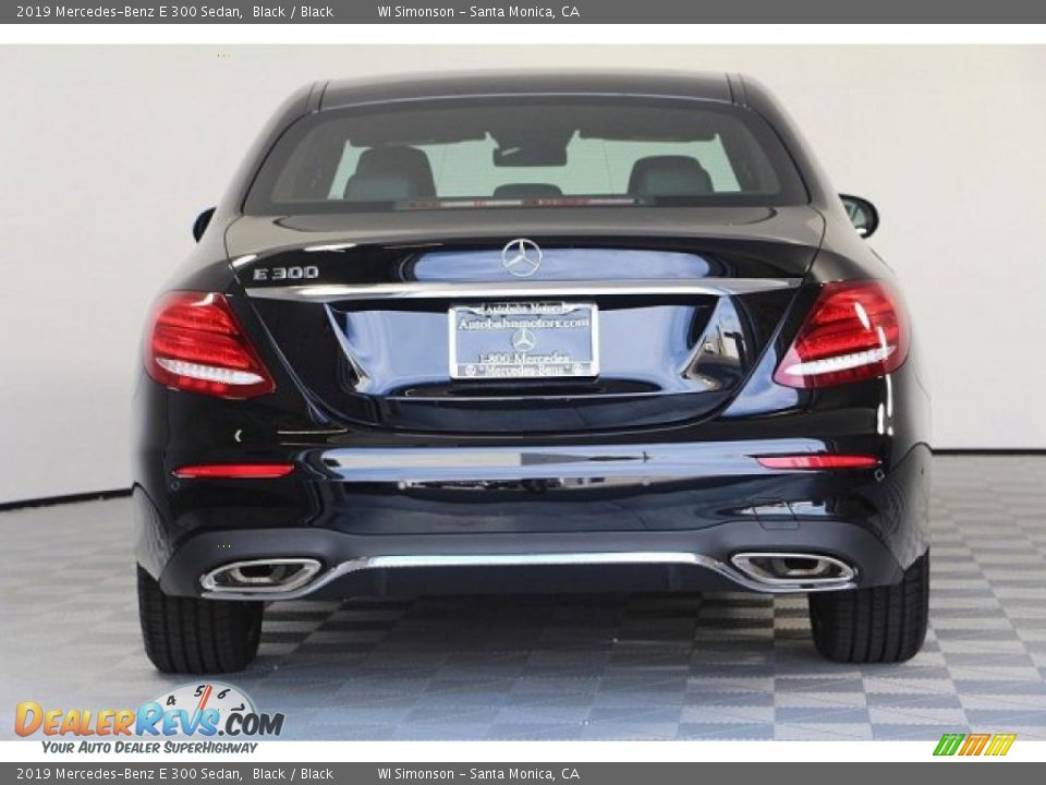2019 Mercedes-Benz E 300 Sedan Black / Black Photo #6