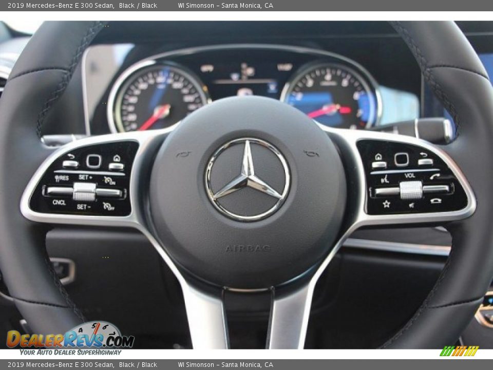 2019 Mercedes-Benz E 300 Sedan Black / Black Photo #15