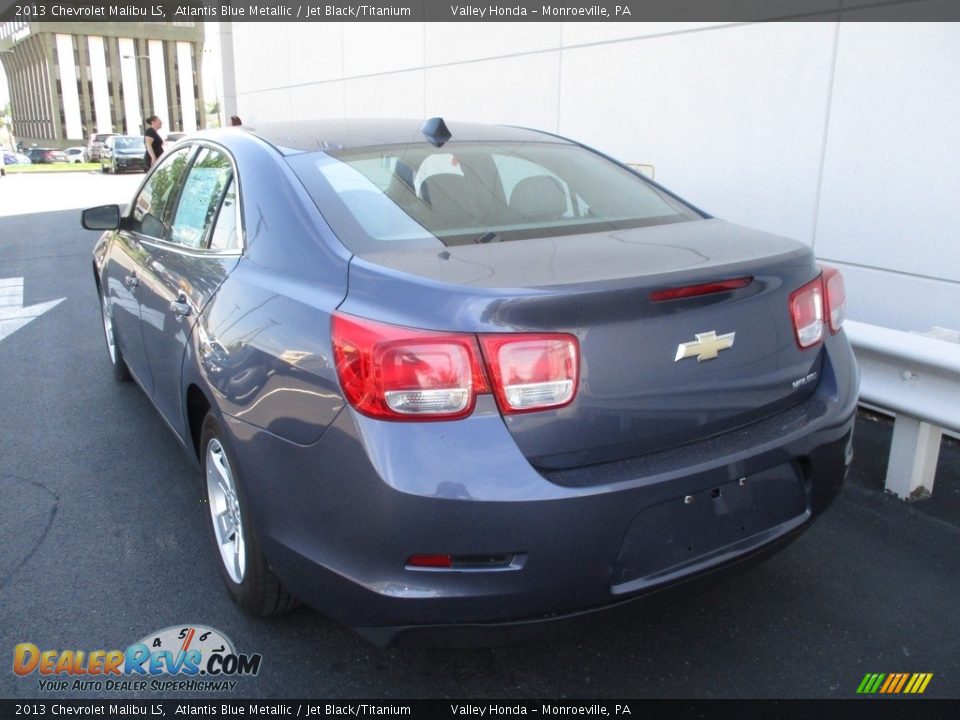 2013 Chevrolet Malibu LS Atlantis Blue Metallic / Jet Black/Titanium Photo #3