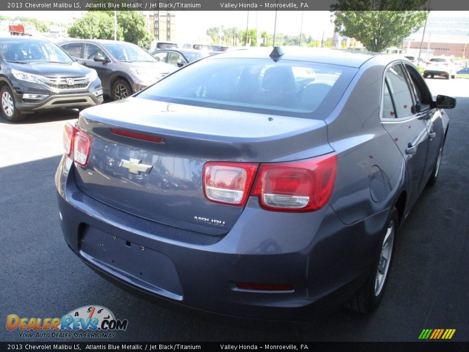 2013 Chevrolet Malibu LS Atlantis Blue Metallic / Jet Black/Titanium Photo #5