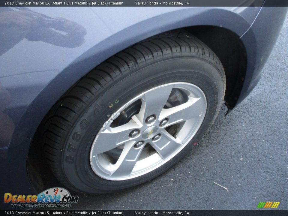 2013 Chevrolet Malibu LS Atlantis Blue Metallic / Jet Black/Titanium Photo #6