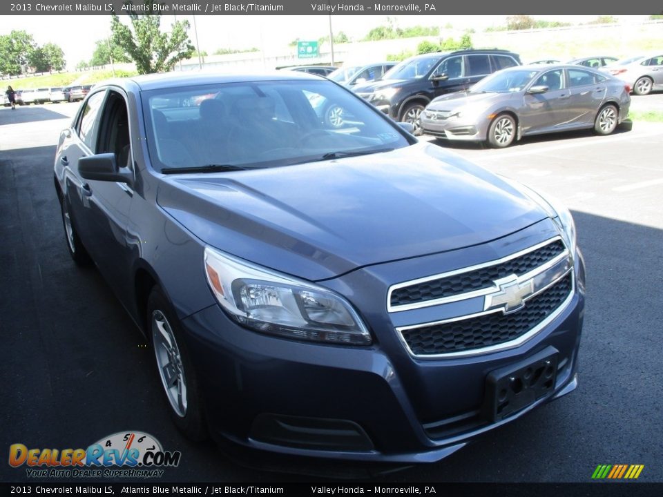 2013 Chevrolet Malibu LS Atlantis Blue Metallic / Jet Black/Titanium Photo #7