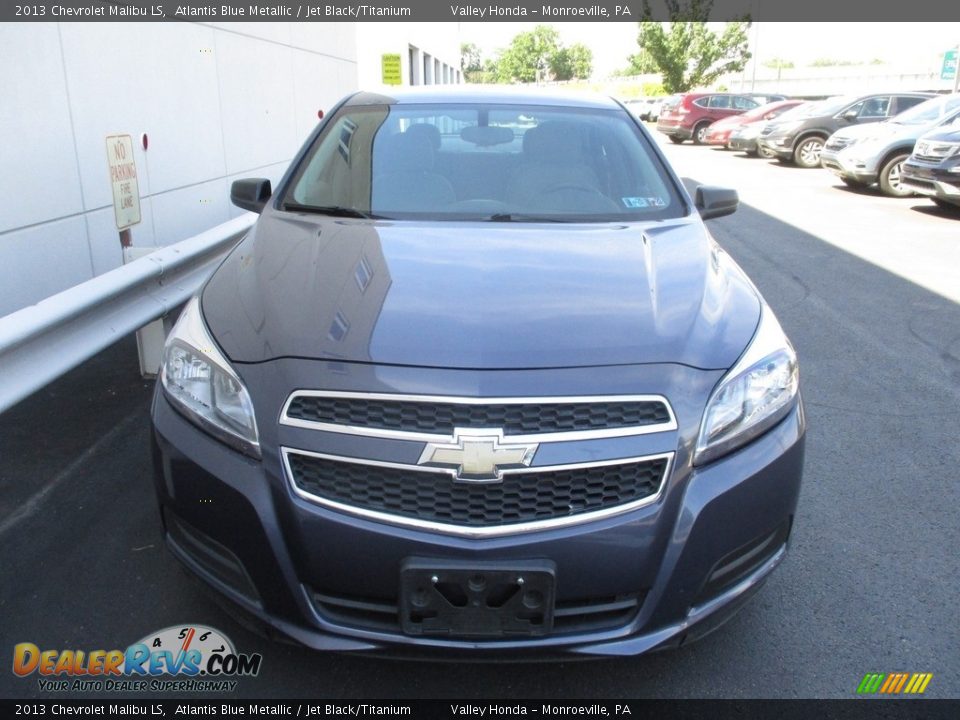 2013 Chevrolet Malibu LS Atlantis Blue Metallic / Jet Black/Titanium Photo #8
