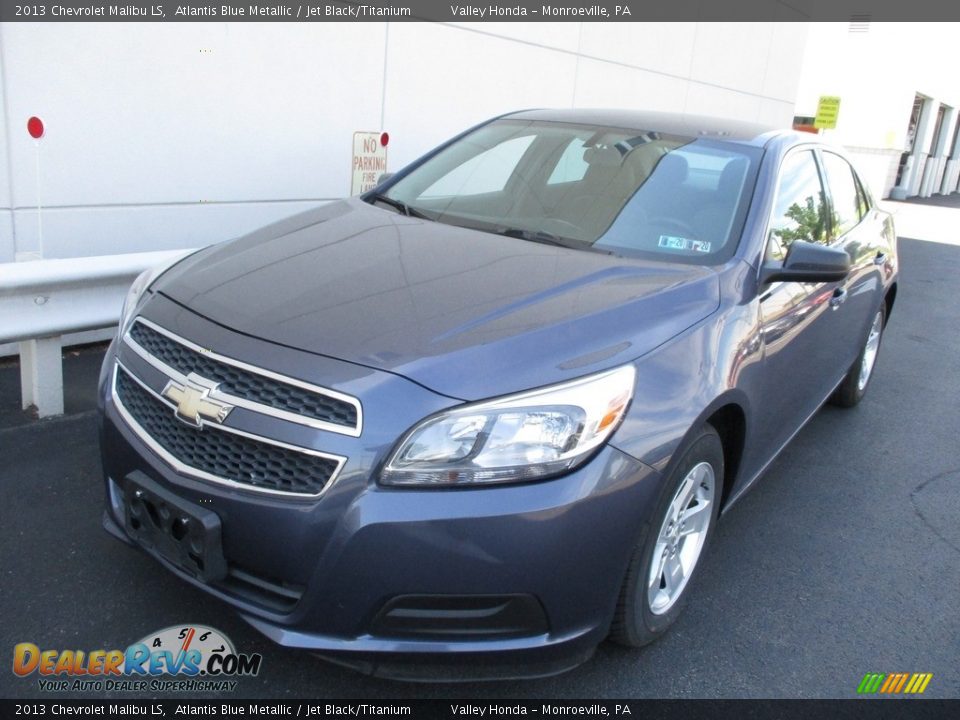 2013 Chevrolet Malibu LS Atlantis Blue Metallic / Jet Black/Titanium Photo #9