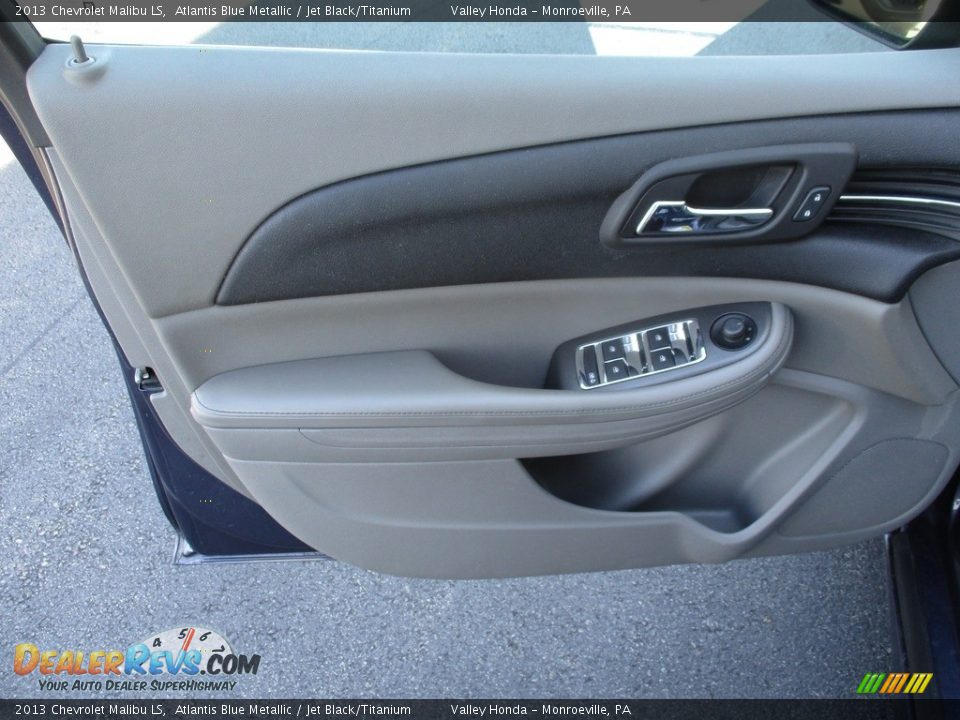 2013 Chevrolet Malibu LS Atlantis Blue Metallic / Jet Black/Titanium Photo #10