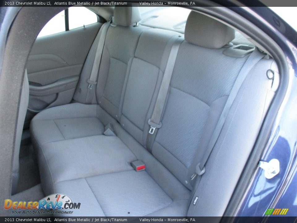 2013 Chevrolet Malibu LS Atlantis Blue Metallic / Jet Black/Titanium Photo #12