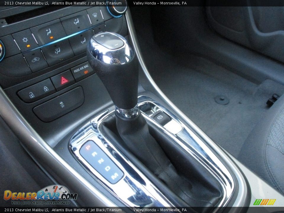 2013 Chevrolet Malibu LS Atlantis Blue Metallic / Jet Black/Titanium Photo #14