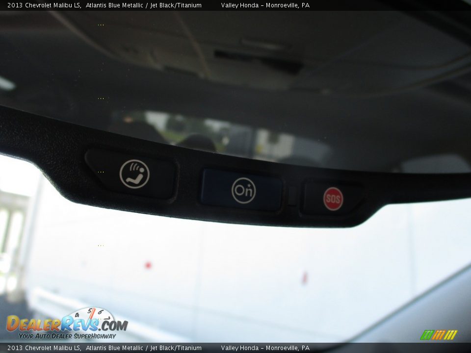 2013 Chevrolet Malibu LS Atlantis Blue Metallic / Jet Black/Titanium Photo #16