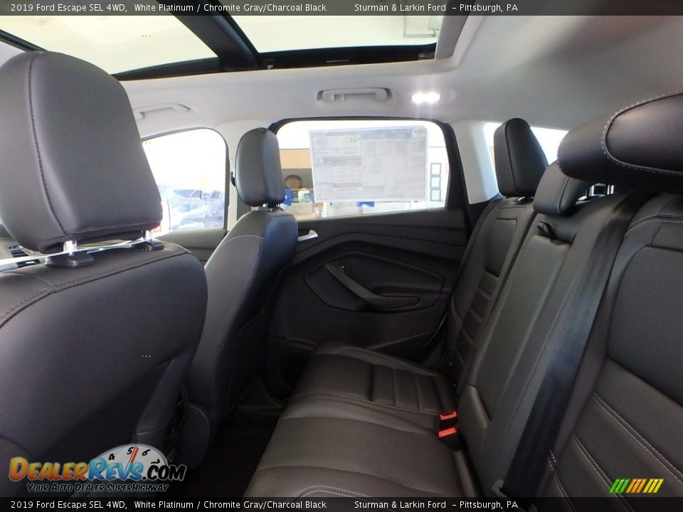 2019 Ford Escape SEL 4WD White Platinum / Chromite Gray/Charcoal Black Photo #8