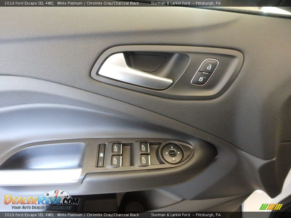 2019 Ford Escape SEL 4WD White Platinum / Chromite Gray/Charcoal Black Photo #10